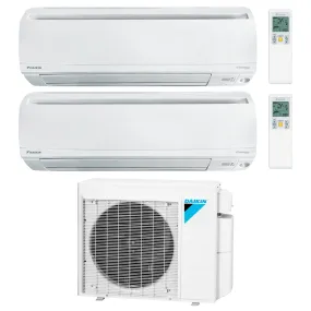 2-Zone Daikin 18.9 SEER MXS Series LV Multi split Air Conditioner Heat Pump System (9K 12K BTU)