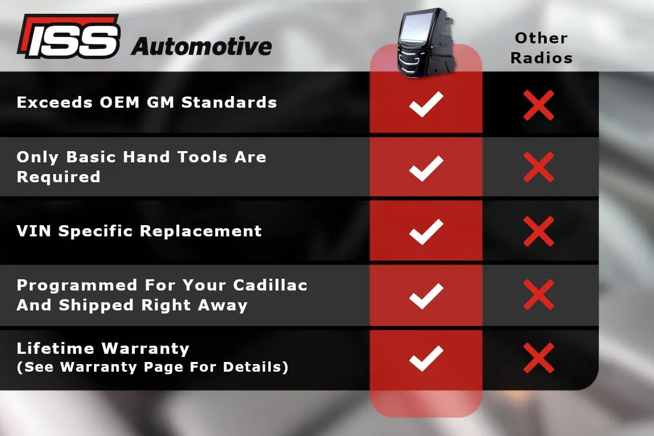 2013 Cadillac ATS Radio Replacement