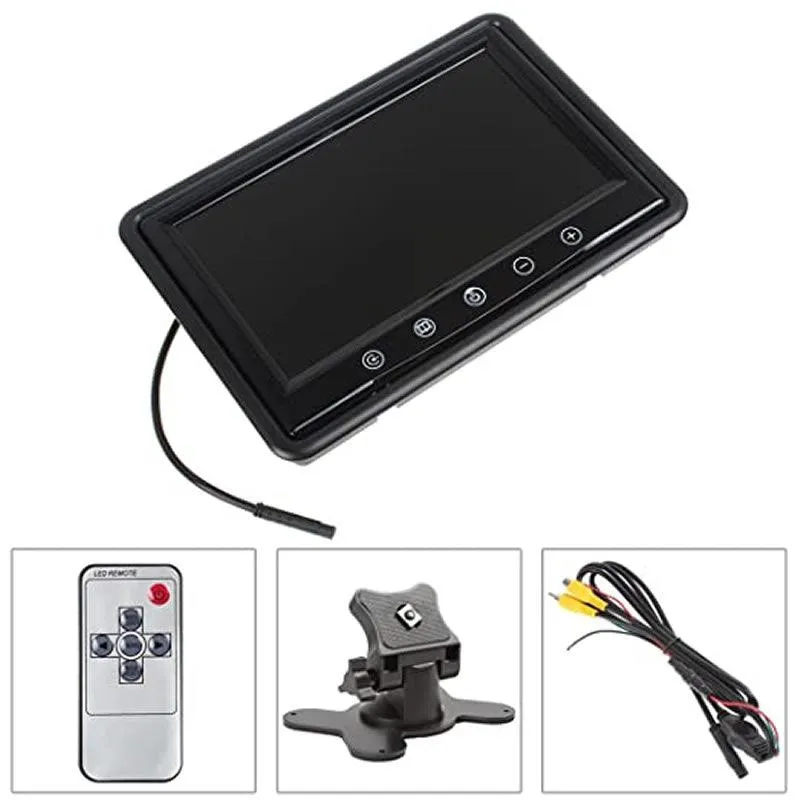 7 Inch 16:9 HD Pillow TFT LCD Color Screen Car Rearview Monitor CTC-591-7