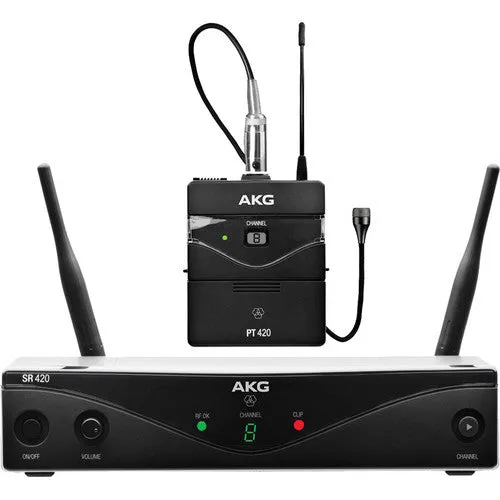 AKG 3414H00010 WMS420 UHF Wireless Presenter System (Band A: 530.025 to 559.00 MHz)