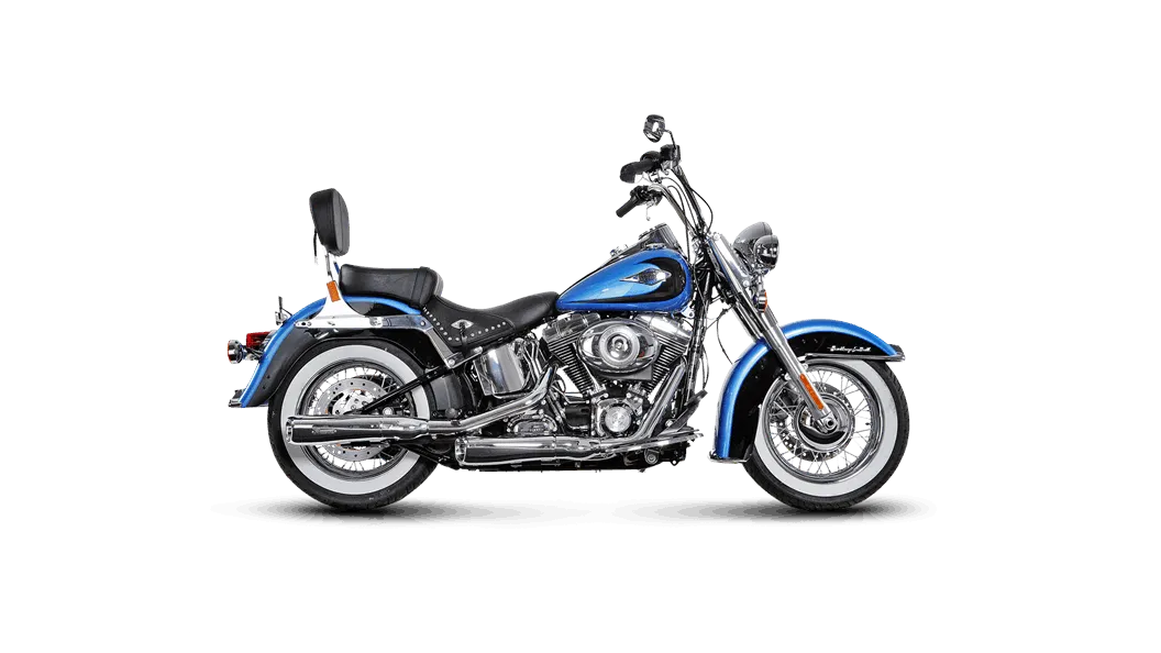 Akrapovič - Harley-Davidson Softail FXST Standard 2007 Slip-On Exhaust (Chrome)