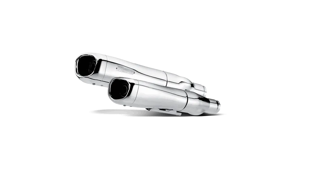 Akrapovič - Harley-Davidson Softail FXST Standard 2007 Slip-On Exhaust (Chrome)