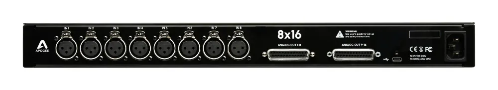 Apogee SYMPHONY-STUDIO-8X16 USB-C Audio Interface with 8 Mic/Line IN × 16 Line Level OUT