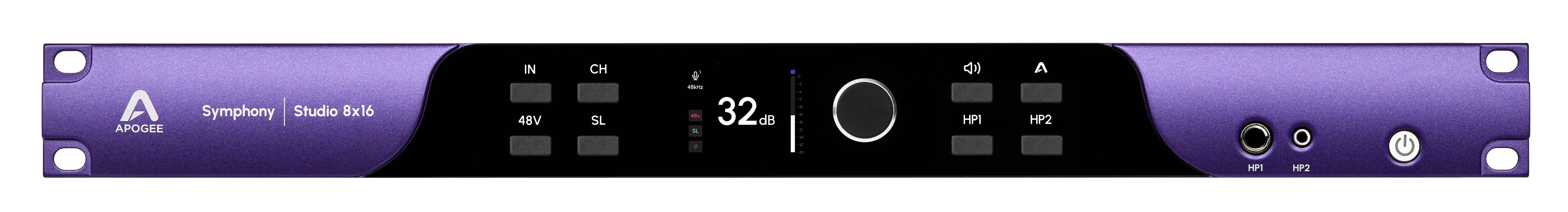 Apogee SYMPHONY-STUDIO-8X16 USB-C Audio Interface with 8 Mic/Line IN × 16 Line Level OUT