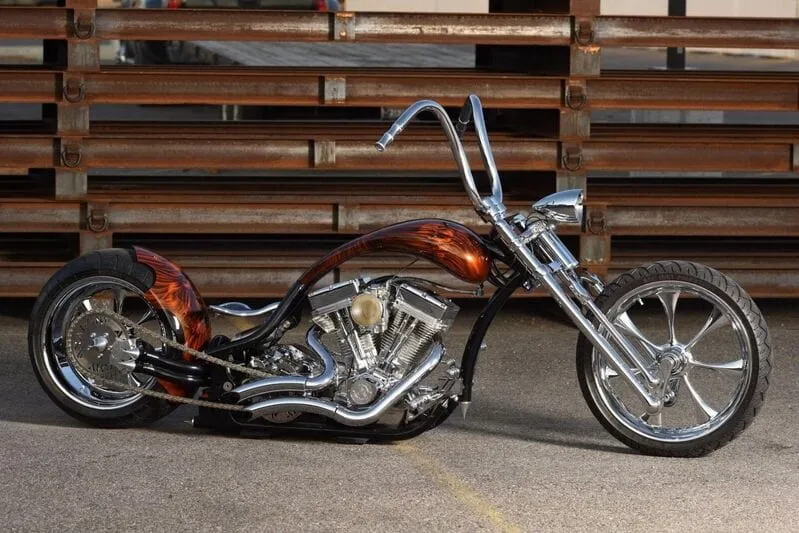 Attitude Inc, Stealth Chrome Headers, Exhuast Kit, Suit Harley Aftermarket Frame, Right Hand Drive, Chrome, Heathields Attached, Kit