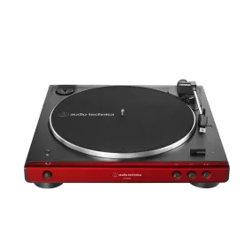 Audio-Technica AT-LP60XBT-RD Automatic Bluetooth Turntable (Red/Black)