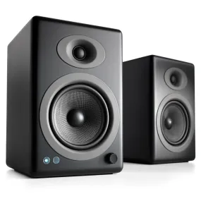 Audioengine A5  Bluetooth Wireless Powered Bookshelf Speakers - Pair (Black)