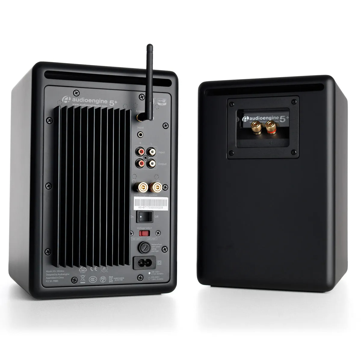 Audioengine A5  Bluetooth Wireless Powered Bookshelf Speakers - Pair (Black)