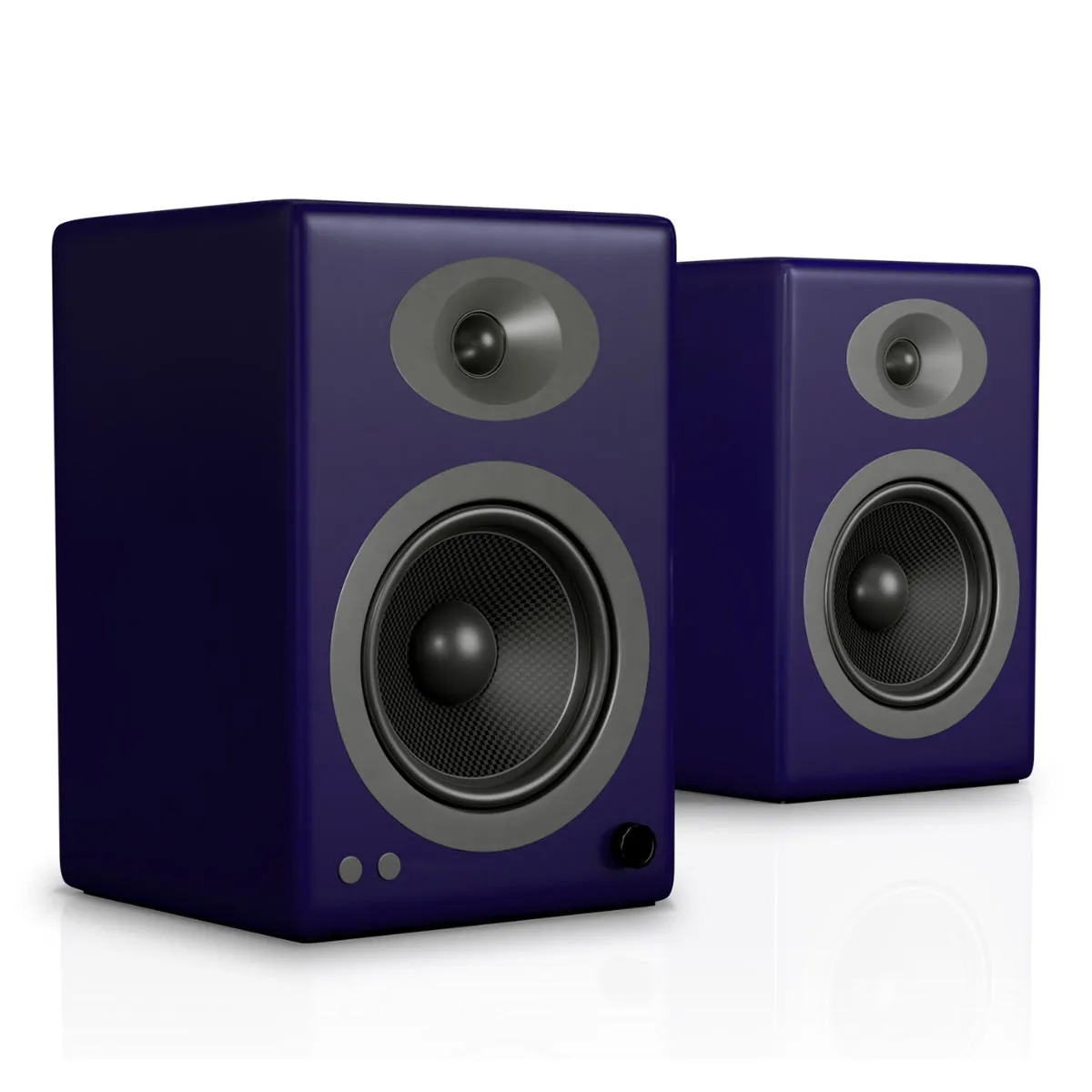 Audioengine A5  Bluetooth Wireless Powered Bookshelf Speakers - Pair (Matte Blue)