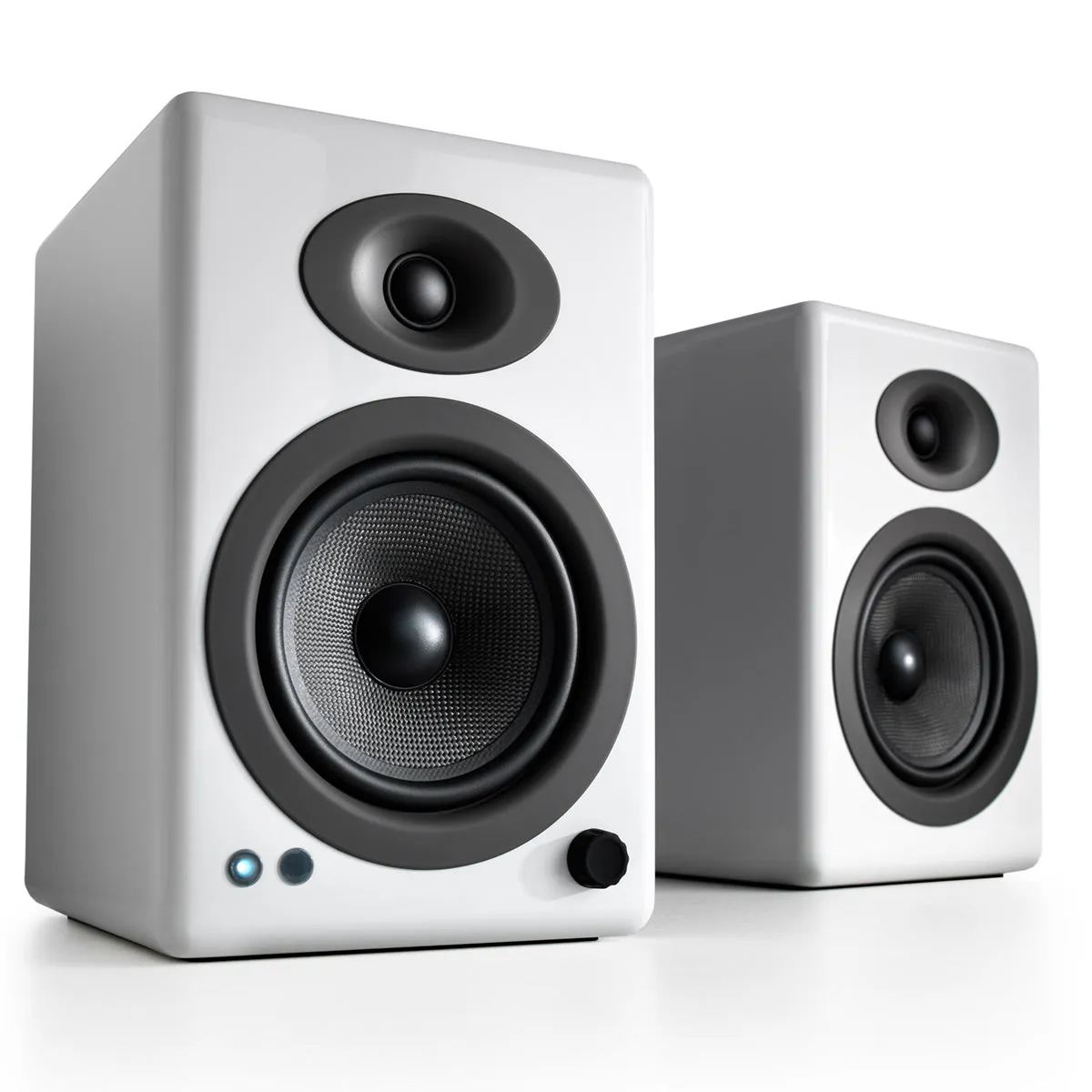 Audioengine A5  Bluetooth Wireless Powered Bookshelf Speakers - Pair (White)