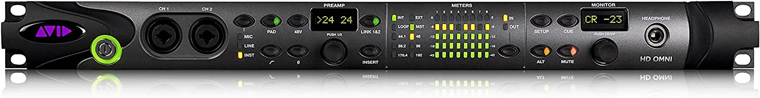 Avid Pro Tools HD OMNI All in One 4×8 Interface Monitoring
