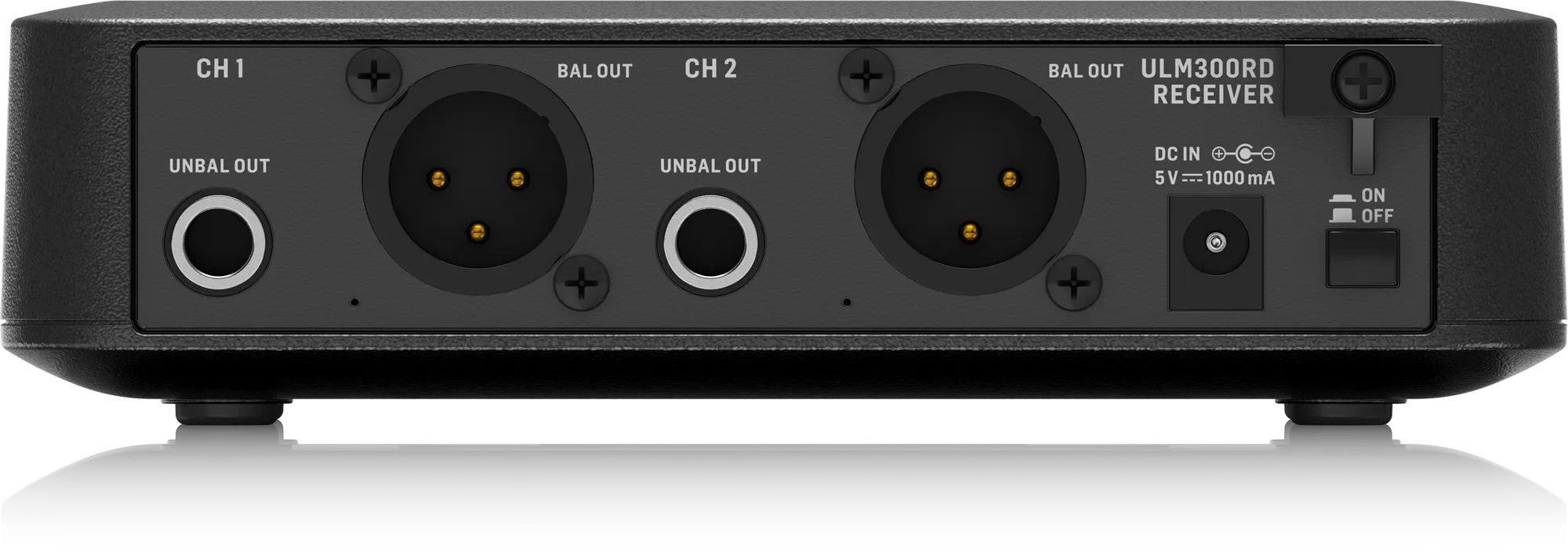 Behringer ULTRALINK ULM302MIC  High-Performance 2.4 GHz Digital Wireless System with 2 Handheld Microphones and Receiver