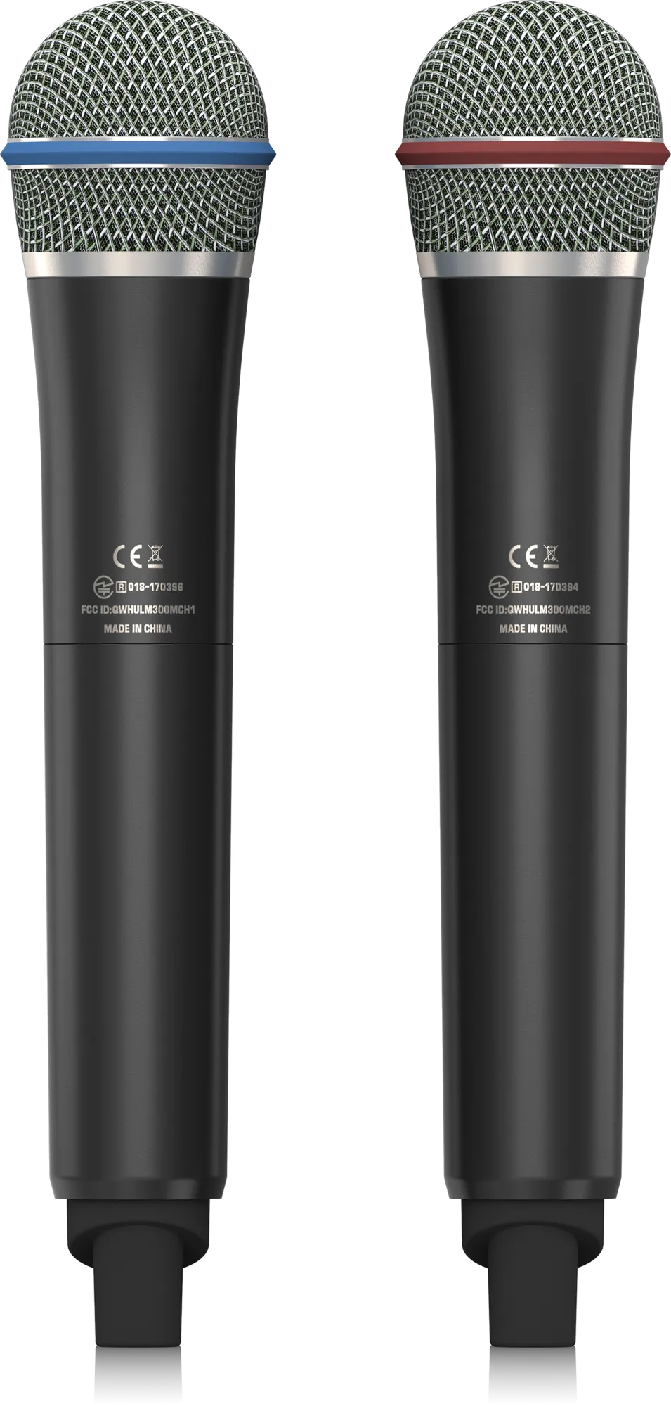 Behringer ULTRALINK ULM302MIC  High-Performance 2.4 GHz Digital Wireless System with 2 Handheld Microphones and Receiver