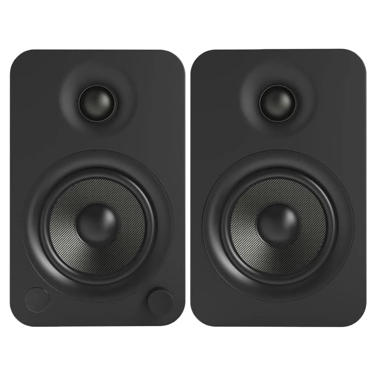 Bookshelf speakers Kanto YU4 with stands SP26PLW, 2 pcs, matte black/white