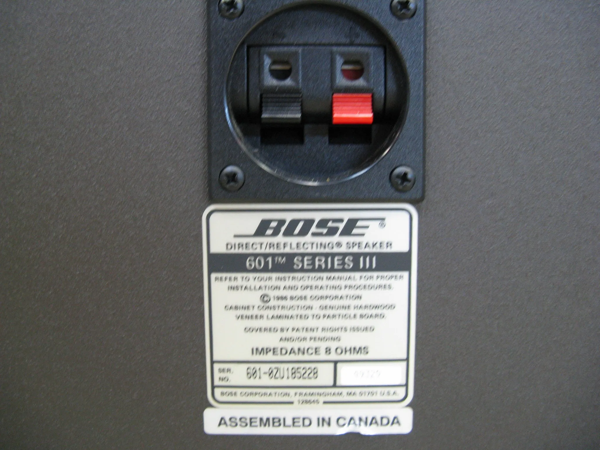 Bose 601 Series III Speakers