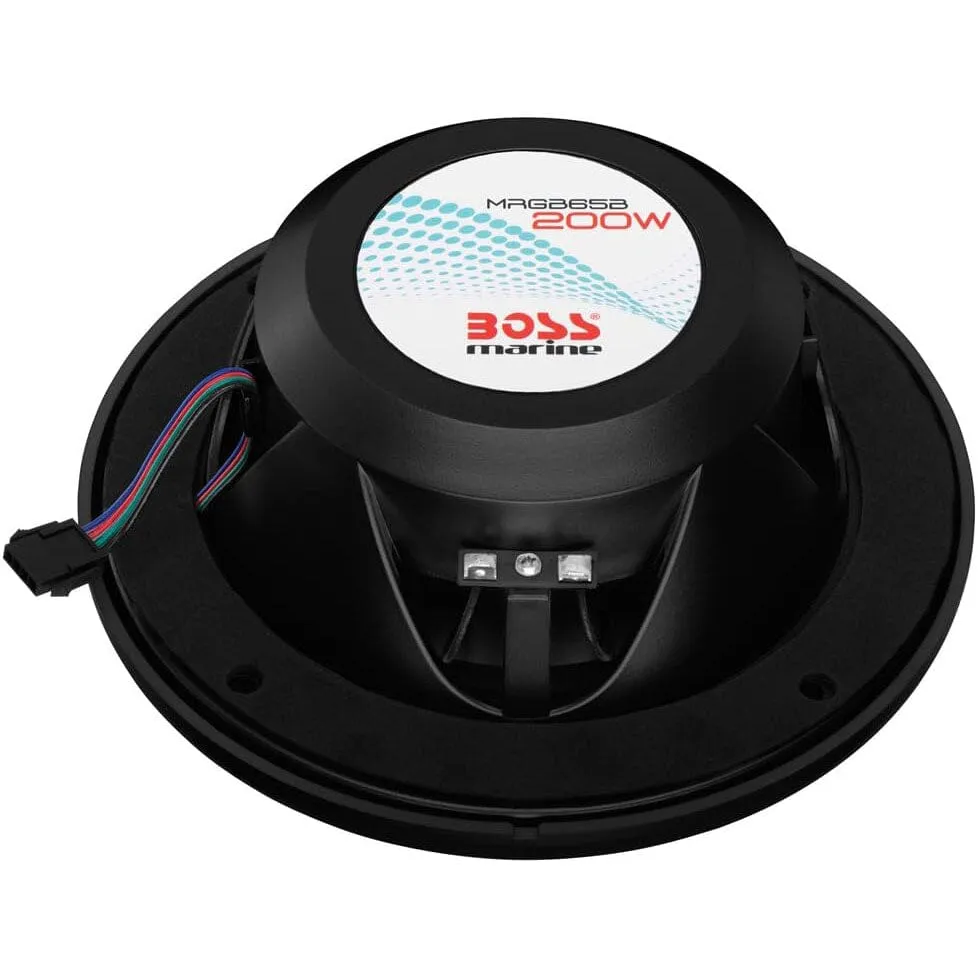 BOSS Audio Systems MRGB65B 6.5 Inch Marine Speakers  (Refurbished)