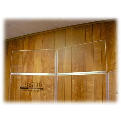 Clearsonic Ax2412X3 72-Inch Wide X 12-Inch High 3-Section Csp Height Extenders With H-Channel