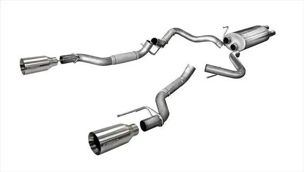 Corsa 3.0" Dual Rear Exit - 2017-2020 Raptor