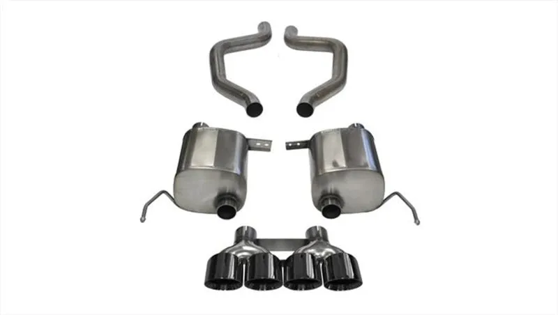 Corsa Performance Xtreme Exhaust System Axle Back 2-1/2" Diameter 4-1/2" Tips - Stainless - GM GenV LT-Series