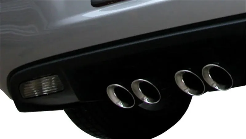 Corsa Sport Axle-Back Exhaust System - 2-1/2 in Diameter - 3-1/2 in Tips - GM LS-Series - Chevy Corvette 2005-08