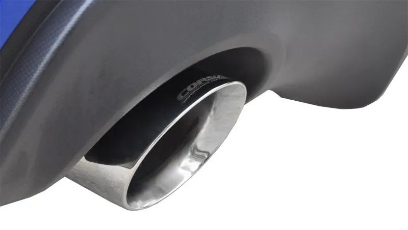 Corsa Sport Cat-Back Exhaust System - 2-1/2 in Diameter - Single 4-1/2 in Dual Tips - Polished Pro-Series Tips - Scion FR-S / Subaru BRZ / Toyota 86 Coupe 2012-17