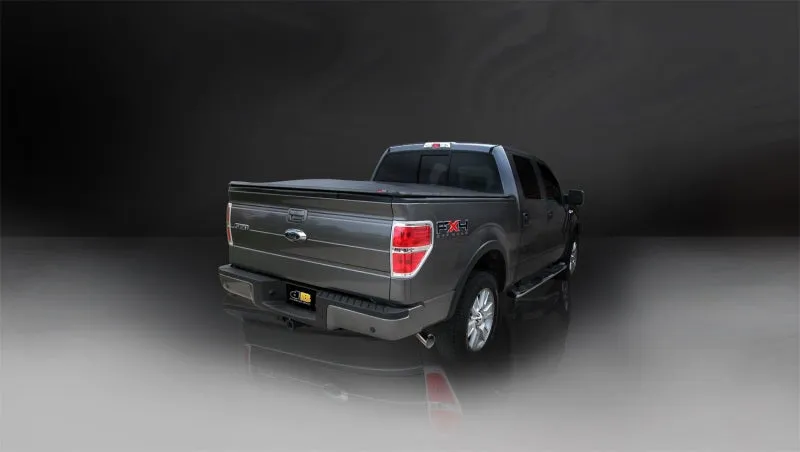 Corsa Sport Cat-Back Exhaust System - 3 in Diameter - 4 in Tip - Ford Modular - Ford Fullsize Truck 2009-10