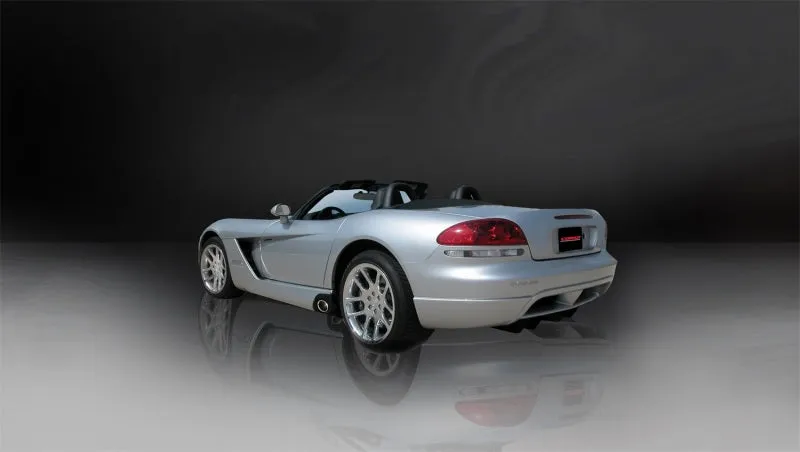 Corsa Sport Exhaust System - Cat-Back - 3" Diameter - Dual Side Exit - 3" Polished Tips - Stainless - 8.3 L