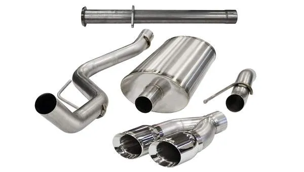 Corsa XTREME 3.0" Single Side Exit Cat-Back Exhaust System w/ Twin 4.0" Tips - 2011-2014 Raptor