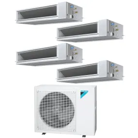 Daikin 4-Zone Concealed Ducted Mini-Split 48000 BTU Heat Pump Air Conditioner 9k   12k   15k   15k - 14.5 SEER2