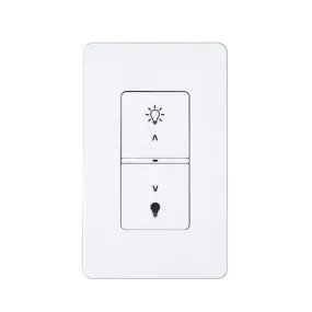 Daintree WWD2-2 2-Button Battery-Operated Wall Dimmer, Recess Mount