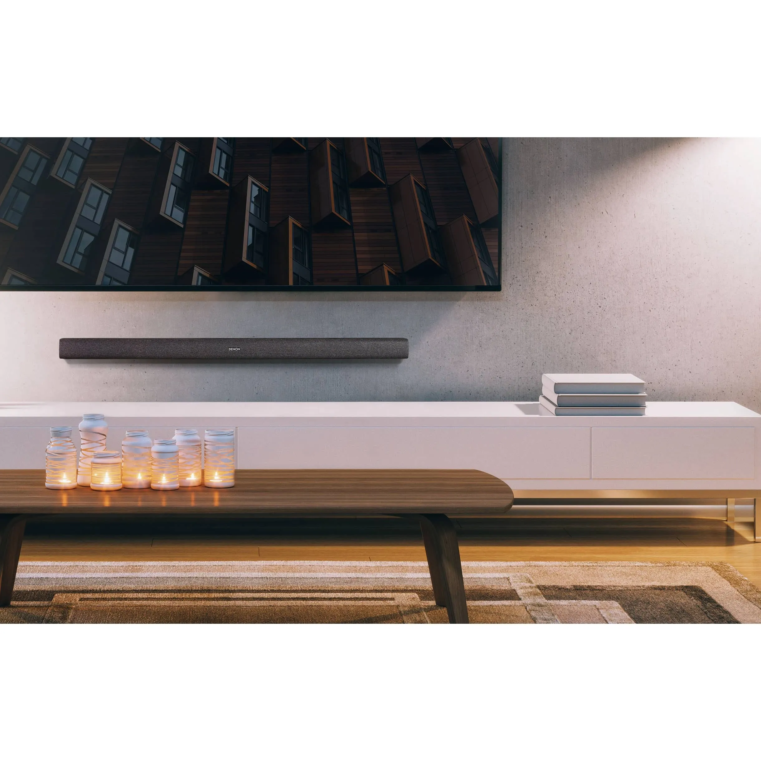 Denon DHT-S416 2.1Ch Sound Bar with Wireless Subwoofer - Black | DHTS416BKE2GB