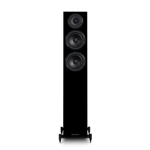 Denon RCD-N12DAB DAB  All-In-One System Black & Wharfedale Diamond 12.3 Floorstanding Speaker (Pair) Oak Black