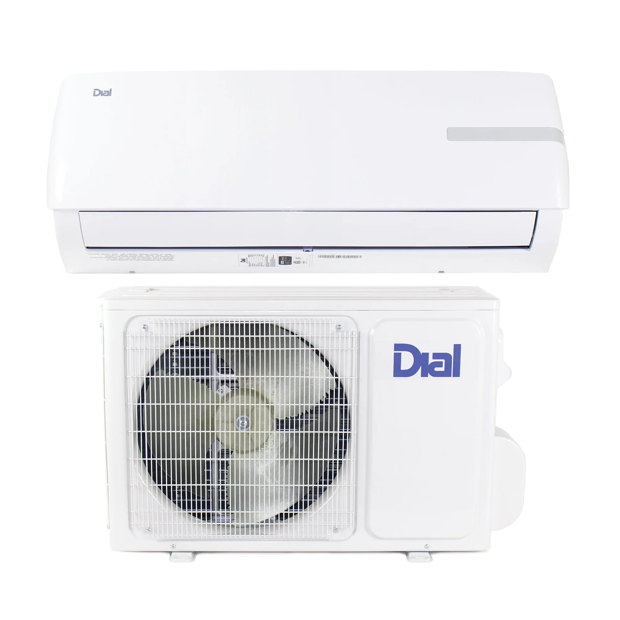 Dial Manufacturing 80250 - 12,000BTU, (1 Ton), 21 SEER2, 230V Single Zone, Wall Mounted Indoor Unit - Mini-Split System (Call for Sizing)