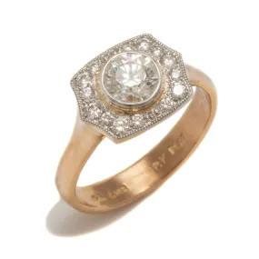Diamond Surround Engagement Ring