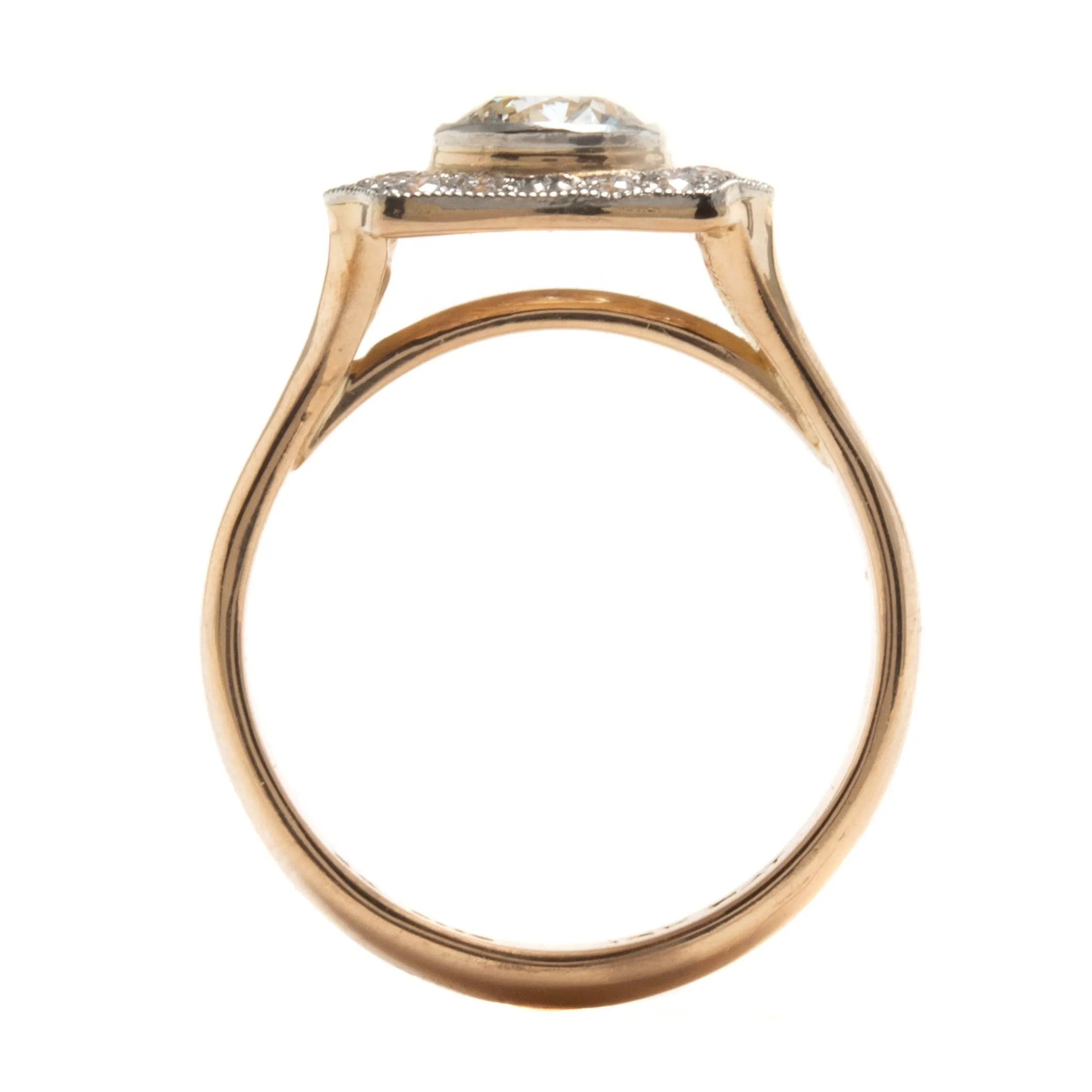 Diamond Surround Engagement Ring