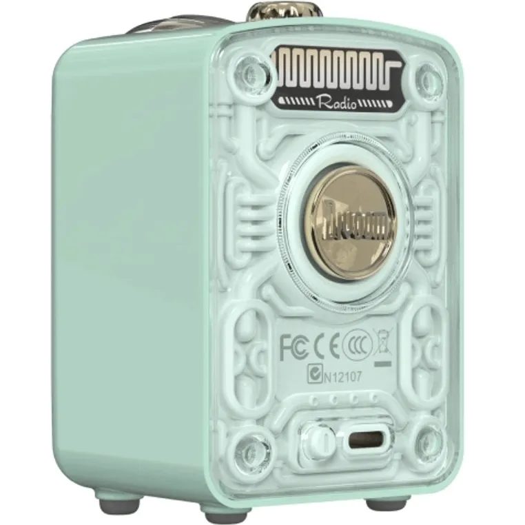 Divoom Fairy-Ok Bluetooth Speaker with Microphone Retro Style Green
