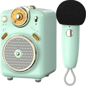 Divoom Fairy-Ok Bluetooth Speaker with Microphone Retro Style Green