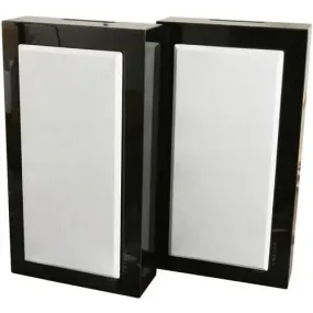 DLS FlatBox Midi Black 2-Way Bass Reflex On Wall Hi-Fi Speaker (pair)