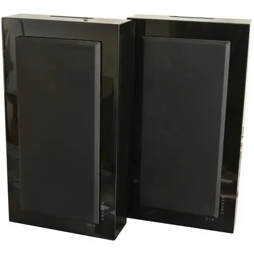 DLS FlatBox Midi Black 2-Way Bass Reflex On Wall Hi-Fi Speaker (pair)