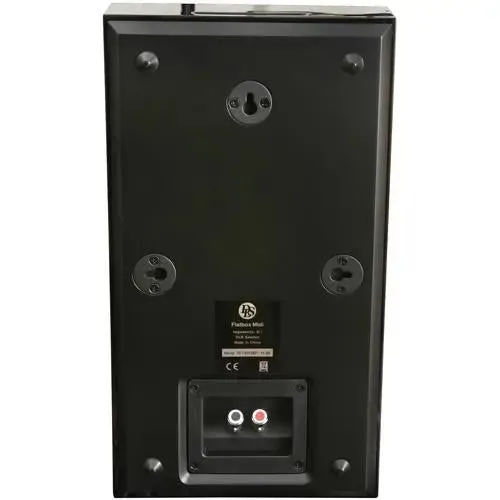 DLS FlatBox Midi Black 2-Way Bass Reflex On Wall Hi-Fi Speaker (pair)