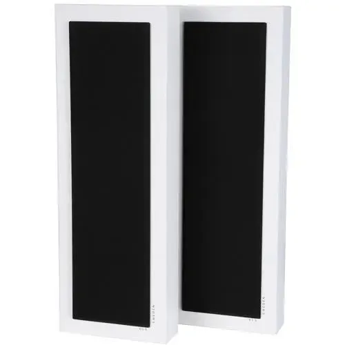 DLS FlatBox XL White 2-Way Bass Reflex On Wall Home Speaker (pair)