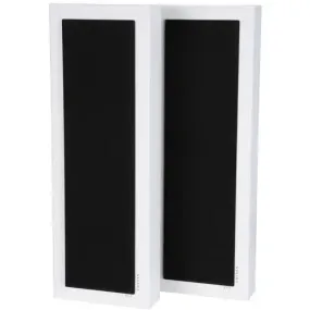 DLS FlatBox XL White 2-Way Bass Reflex On Wall Home Speaker (pair)