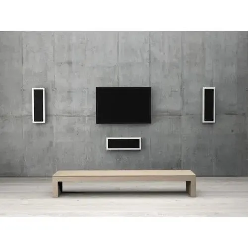 DLS FlatBox XL White 2-Way Bass Reflex On Wall Home Speaker (pair)