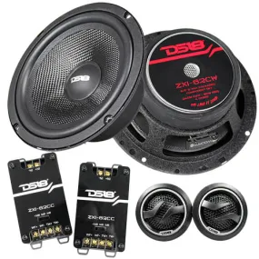 DS18 6.5" 2 Way Component Speaker System 240 Watts 4 Ohm ELITE Series ZXI-62C