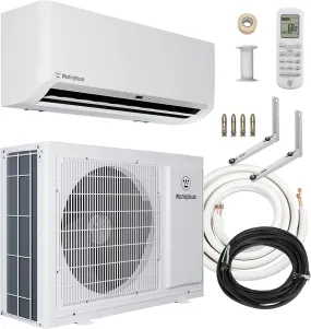 Ductless Mini-Split AC System & Heat Pump 230V, 18,000 BTU, 17 SEER2