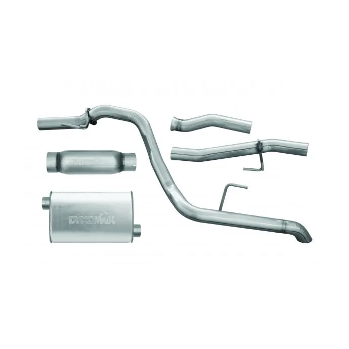 DynoMax QuietCrawler Exhaust System - Cat-Back - 2.5" Diameter - Single Rear Exit - 2.5" Tip - Stainless