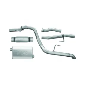 DynoMax QuietCrawler Exhaust System - Cat-Back - 2.5" Diameter - Single Rear Exit - 2.5" Tip - Stainless