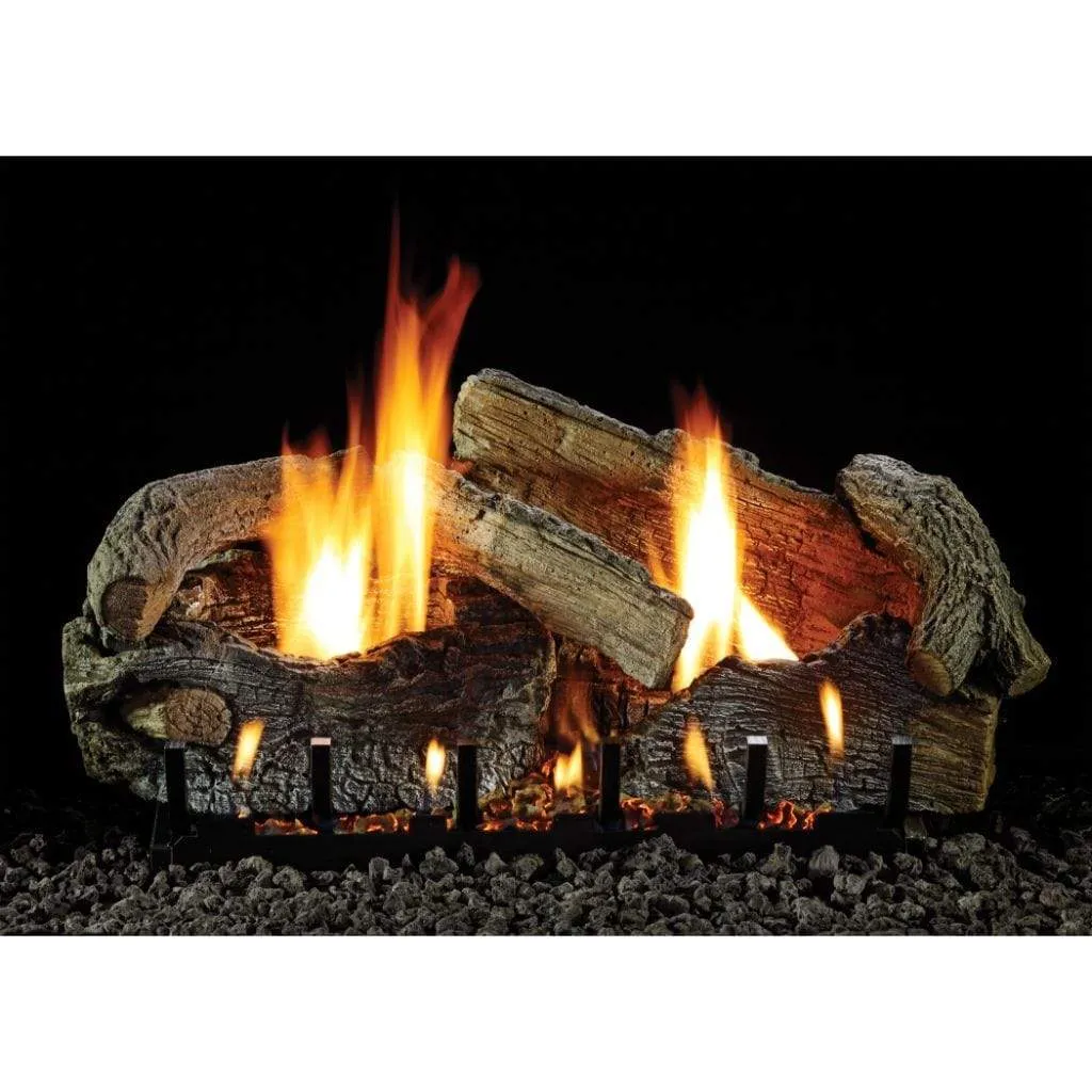 Empire White Mountain Hearth Stacked Aged Oak 18-inch Refractory Log Set LS18SRAO