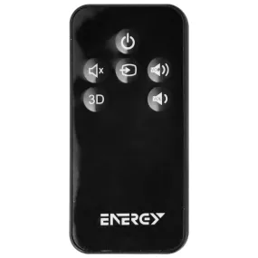 Energy Remote Control (OE3BSVQX) for Select Energy Sound Systems - Black