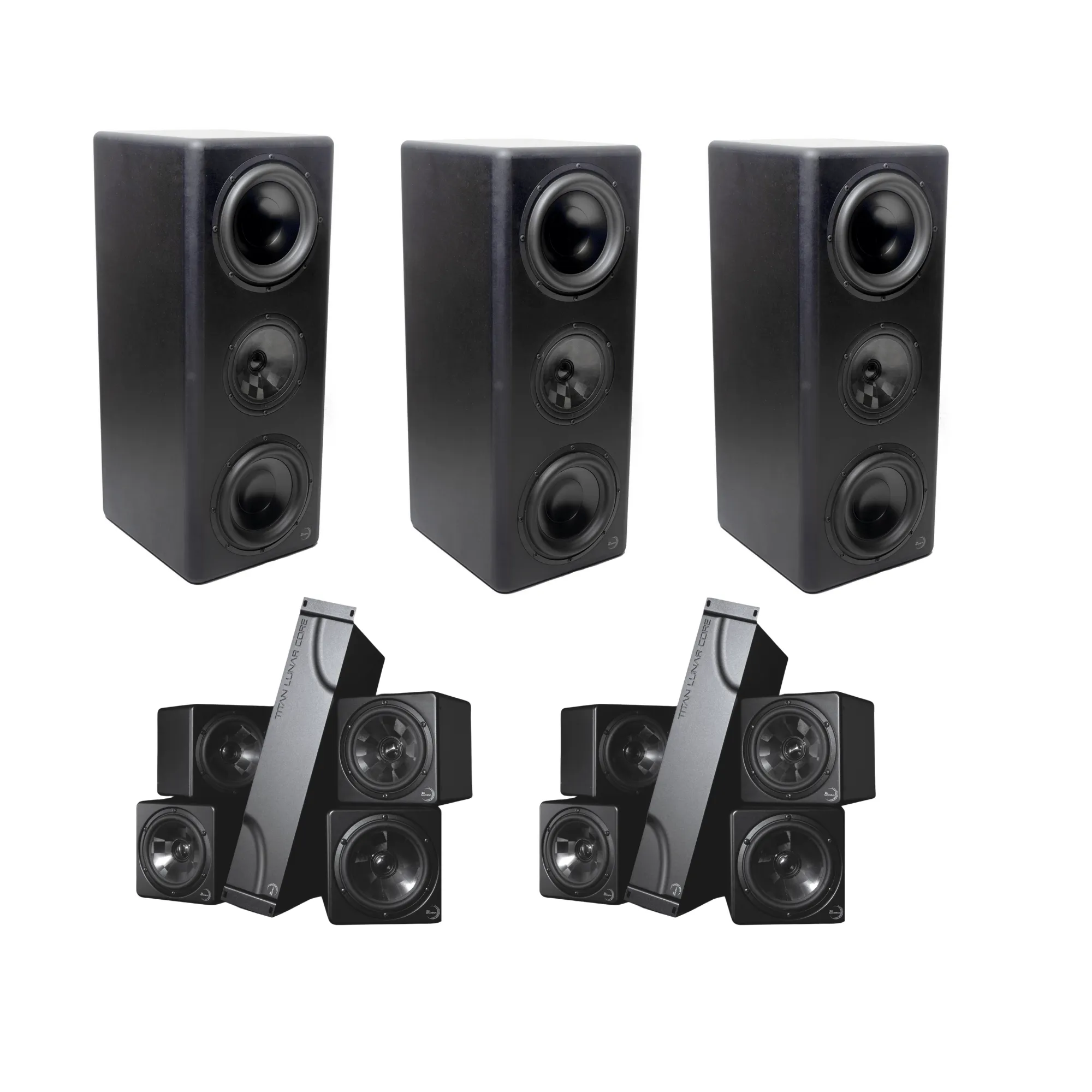 Ex Machina Soundworks 7.1.4 Immersive Audio Quasar MKII Studio Monitor System